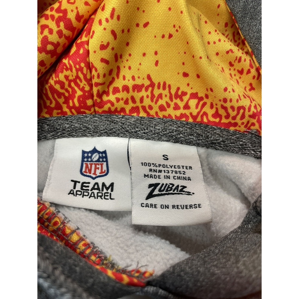 KC Chiefs /NFL NFL Apparel Grey Sz Small Hoodie (Q39) NW/OTs - Picture 2 of 4